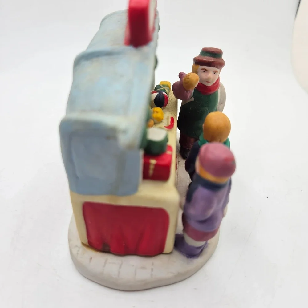 Vintage Lemax 1993 Christmas Village Toy Shop Toys Market Stand Figurine Decor